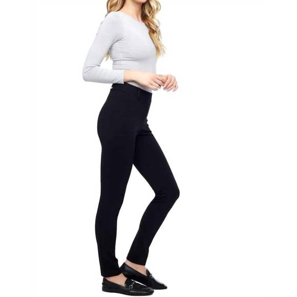 NEW I LOVE TYLER MADISON bonnie houndstooth pants in black - Picture 3 of 3